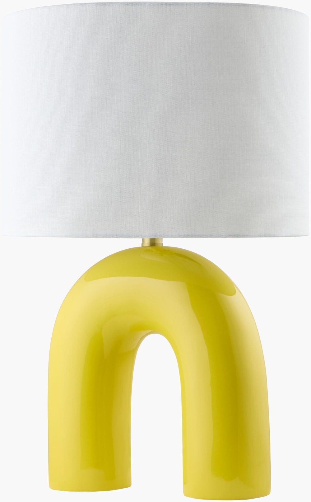Livabliss Calvert Hand-painted Ceramic Table Lamp Arts and Crafts Style with Warm Linen Shade CVE-004
