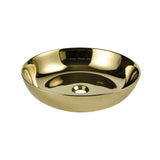 Vitreous China Round Vessel Sink - Polished Gold 18.7 inch CVE187RDGD N/A