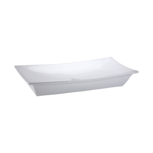 Vitreous China Rectangle Vessel Sink with Single-hole faucet drilling - White CVE3150RC N/A