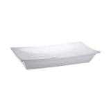 Vitreous China Rectangle Vessel Sink with Single-hole faucet drilling