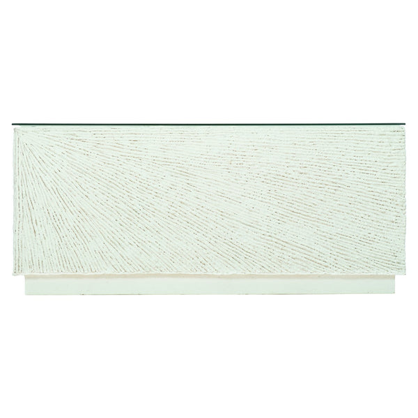 Bernhardt Bernhardt Tenerife Square Coco Twig Outdoor Cocktail Table With Tempered Glass — Weather-Resistant Style K1400