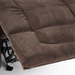 English Elm Christopher Knight Home® - Luxurious Manual Recliner Chair with Skin-Friendly Fabric, Dual Cup Holders, Ergonomic Padded Comfort Chocolate 57578.00CHO