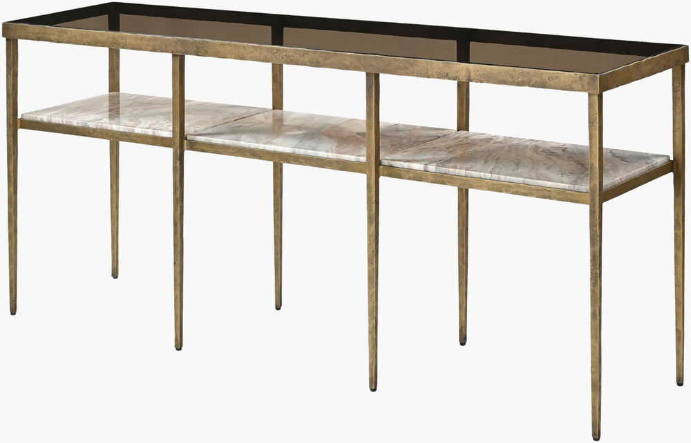 Surya Cavalli Slender Entryway Console Table with Generous 68 Inch Surface for Elegant Displays CVLI001-306817
