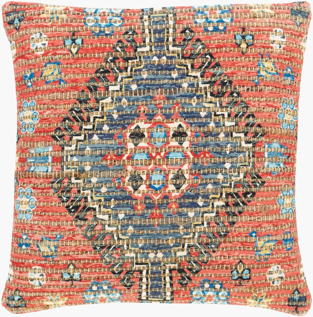 Livabliss Coventry Woven Cotton Jute Blend Throw Pillow Textured Traditional Living Room Accent CVN005-1818D
