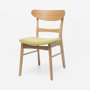 English Elm Christopher Knight Home® - Dining Chair - Plush Green Upholstered Seat With Mid-Century Modern Design And Sturdy Wood Legs 58915.00GTE