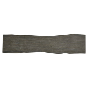 Bernhardt Bernhardt Luca Live-Edge Bench With Carbonized Suar Top, Smoked Truffle Finish — 76" Stylish Accent 313508