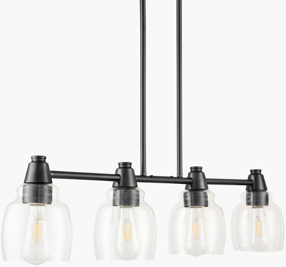 Livabliss Cavtat Industrial Iron and Glass Multi-light Chandelier for Dining Rooms or Kitchen Islands CVT-001