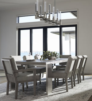 Bernhardt Bernhardt Foundations Arm Chair In Cerused Acacia Light Shale Finish — Woven Upholstery, Modern Rustic Comfort 306548