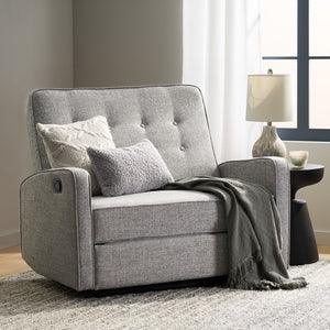 English Elm Christopher Knight Home® - 47" Wide Manual Standard Recliner with Plush Fabric Upholstery, Spacious 47" Seat, Durable Frame, Comfort LIGHT GREY 61259.00LGTW