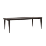 West End Loft Leg Table Brown with Tuxedo Finish P361240 Pulaski Furniture