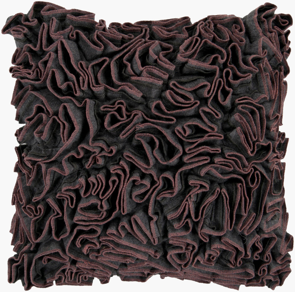 Surya Danlia 18"X18" Soft Wool & Nylon Accent Pillow - Durable, Modern Design For Stylish Home Decor Light Green Wool,Nylon,Wool Cw050-1818p