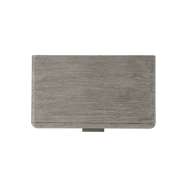 Bernhardt Bernhardt Monolith Nightstand 34" — Wirebrushed Puma Oak, Sculptural Rounded Case, Soft-Close Drawers, Usb Charging 343232