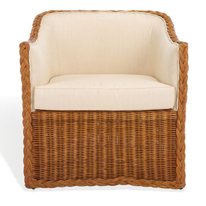 Safavieh Sharon Rattan Accent Chair Natural / Beige CWK2009A