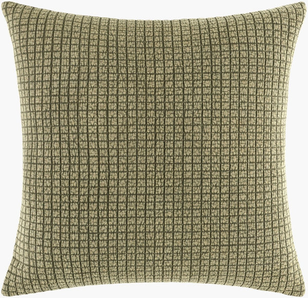 Surya Cowra Handcrafted Cotton Square Accent Pillow Artisan Woven Bohemian Sofa Throw CWR001-2222P