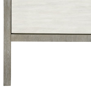 Bernhardt Bernhardt Modern-Rustic 2-Drawer Nightstand With Usb Charger, Soft-Close Drawers & Cerused Acacia Grain 306230