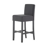 Christopher Knight Home® - Noble House - Portman Dark Charcoal Fabric Barstools - Set of 2