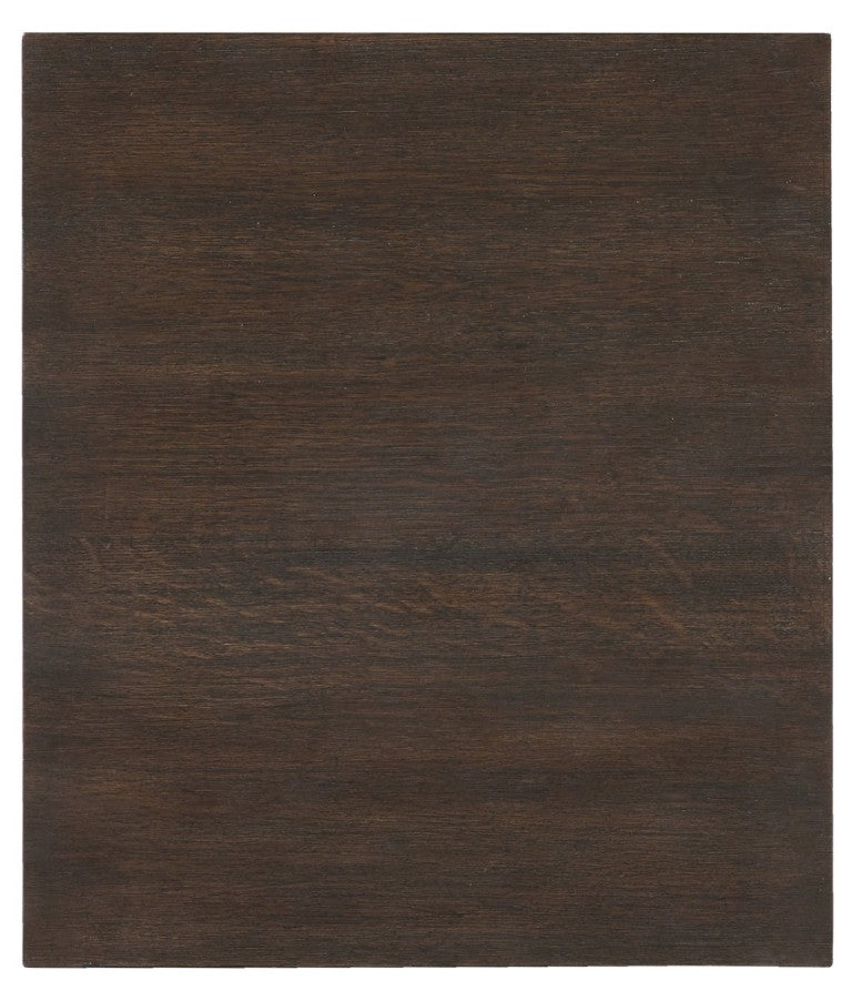 Hooker Furniture Curata Mobile File Cabinet — Compact Midnight Brown Locking File On Casters With Brass Knob, Letter & Legal Friendly Storage 1600-10412-DKW