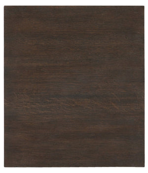 Hooker Furniture Curata Mobile File Cabinet — Compact Midnight Brown Locking File On Casters With Brass Knob, Letter & Legal Friendly Storage 1600-10412-DKW