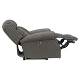 McGwire Power Motion Chair 292RLGO Grey Leather Bernhardt