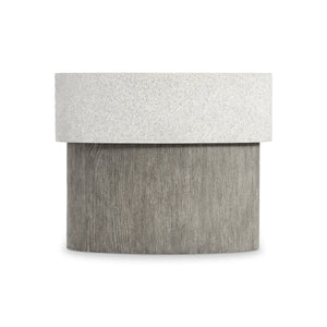 Bernhardt Monolith Sculptural Nightstand with Faux Stone Top, Wire‑Brushed Oak Base & Soft‑Close Drawer (94 chars) 343219