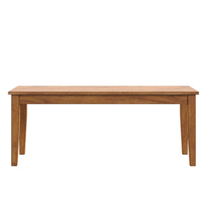 Homelegance By Top-Line Lorren Wood Dining Bench Natural Rubberwood