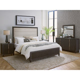 West End Loft Dresser Mirror Brown with Tuxedo Finish P361110 Pulaski Furniture