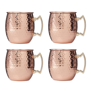 Lenox Cambridge 20 Oz Hammered Copper Moscow Mule Mugs, Set of 4 NO COLOR METAL 92812GTHC82R