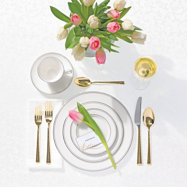 Lenox Federal Platinum 5-Piece Place Setting White, WHITE PORCELAIN 100291602