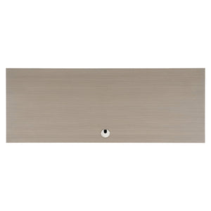 Bernhardt Bernhardt Axiom Desk With Integrated Power, Usb Ports, Cable Management & Brushed Silver Base For Executive Style D13514