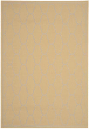 Safavieh Talavera Outdoor Power Loomed Indoor / Outdoor Rug Yellow / Beige 4' x 5'-7"