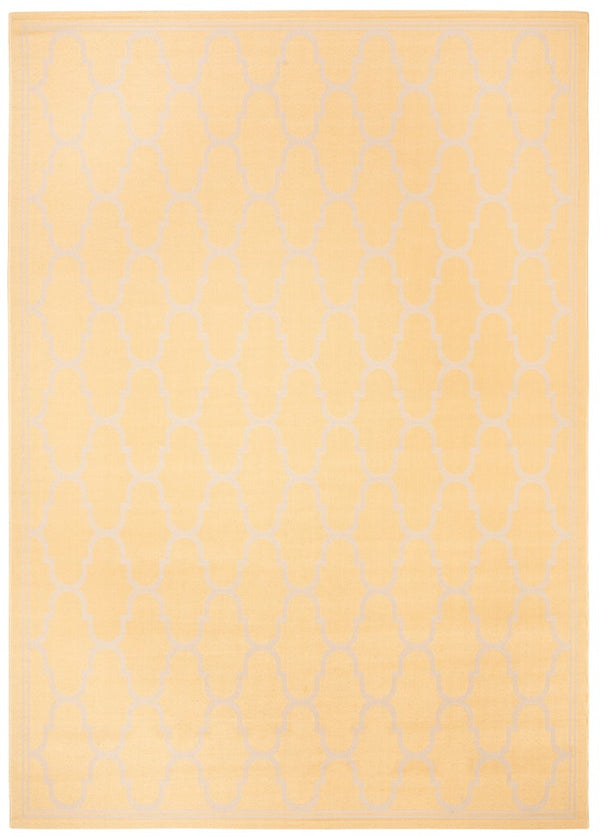 Safavieh Talavera Outdoor Power Loomed Indoor / Outdoor Rug Yellow / Beige 4' x 5'-7"