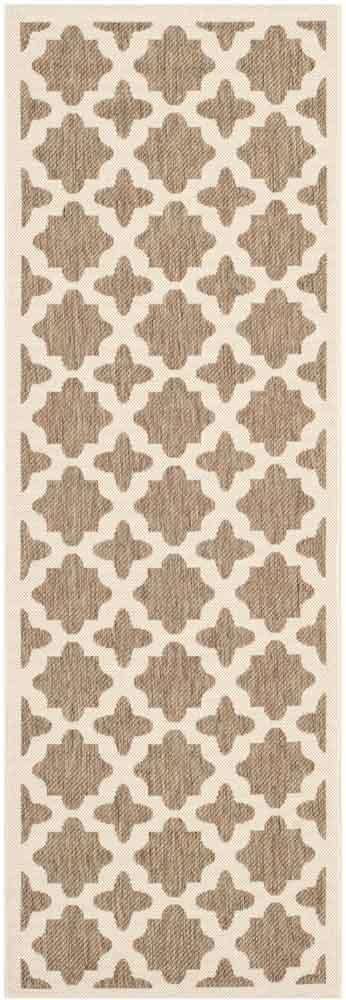 Courtyard Outdoor Rug - Stylish Power Loomed Design, Durable Polypropylene Blend for Patios & Decks