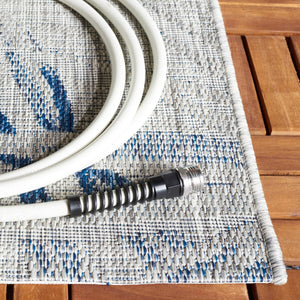 Safavieh Courtyard 8127 PowerLoomed Indoor / Outdoor Rug Ivory / Black CY8127-537-9