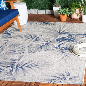 Safavieh Courtyard 8127 PowerLoomed Indoor / Outdoor Rug Ivory / Black CY8127-537-9