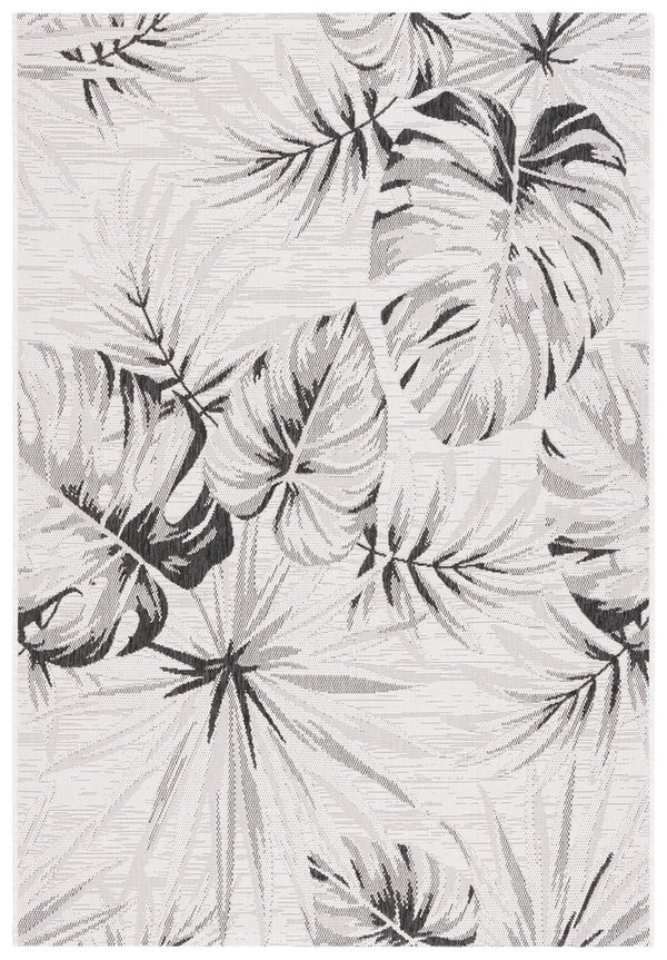 Safavieh Courtyard 8127 PowerLoomed Indoor / Outdoor Rug Ivory / Black CY8127-537-7SQ