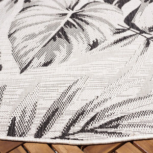 Safavieh Courtyard 8127 PowerLoomed Indoor / Outdoor Rug Ivory / Black CY8127-537-7SQ