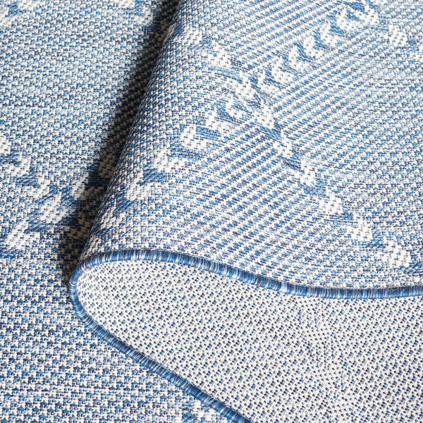 Safavieh Courtyard 8234 PowerLoomed Indoor / Outdoor Rug Navy / Ivory CY8234-534-7SQ