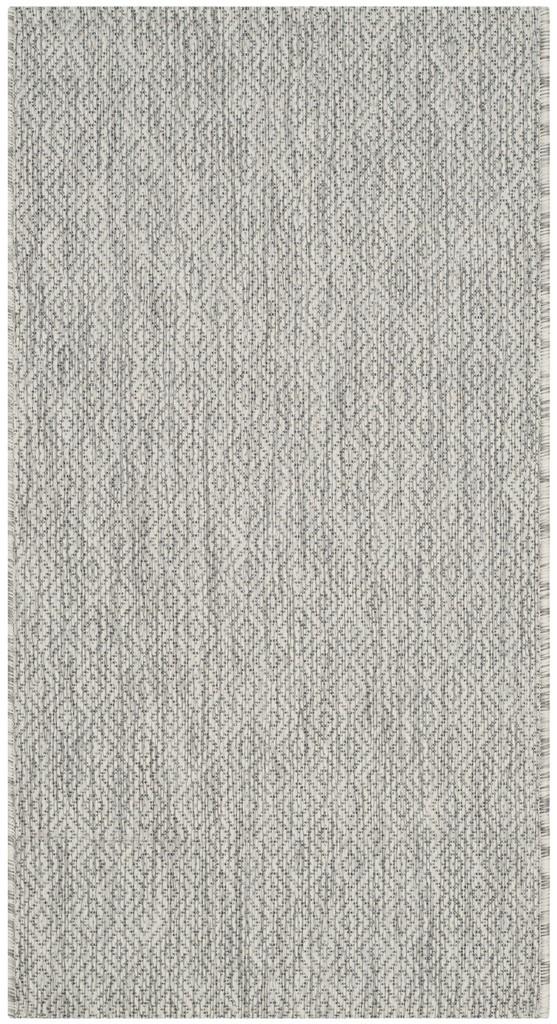 Safavieh Courtyard 8520 Power Loomed Indoor / Outdoor Rug Aqua / Aqua 10' x 14'