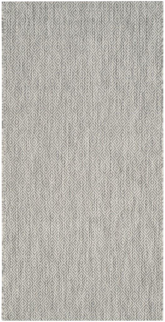 Safavieh Courtyard 8520 Power Loomed Indoor / Outdoor Rug Aqua / Aqua 10' x 14'