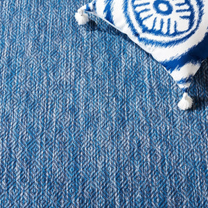 Safavieh Courtyard 8520 Power Loomed Indoor / Outdoor Rug Navy / Navy 10' x 14'