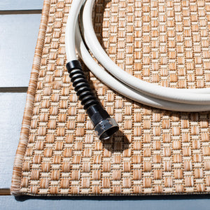 Safavieh Courtyard 8521 CY8521 Power Loomed Indoor / Outdoor Rug Natural / Cream CY8521-03012-10