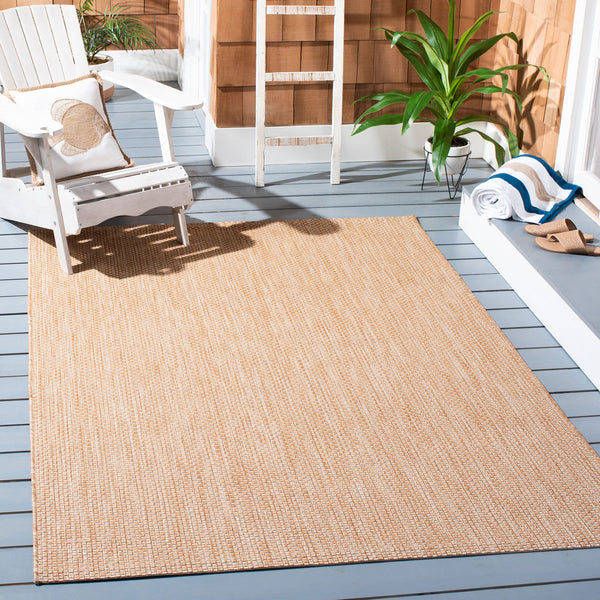 Safavieh Courtyard 8521 CY8521 Power Loomed Indoor / Outdoor Rug Natural / Cream CY8521-03012-10