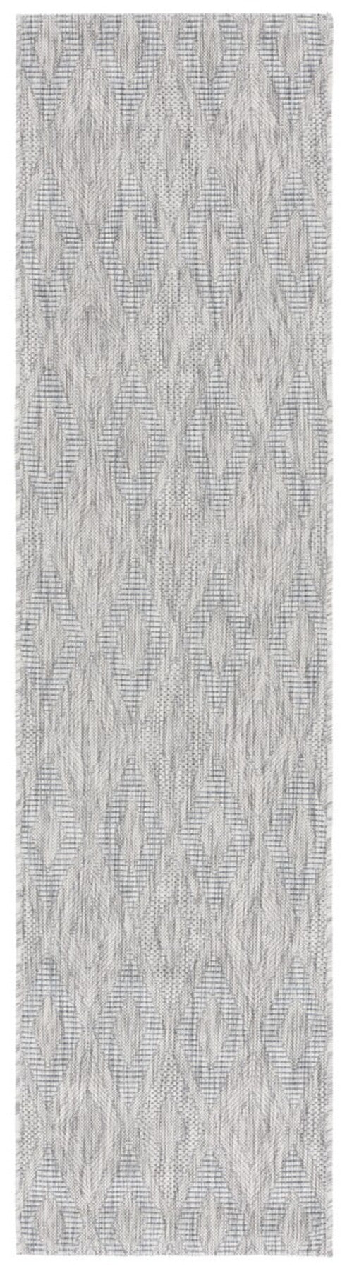 Safavieh Courtyard 8522 Power Loomed Indoor / Outdoor Rug Aqua / Aqua 10' x 14'