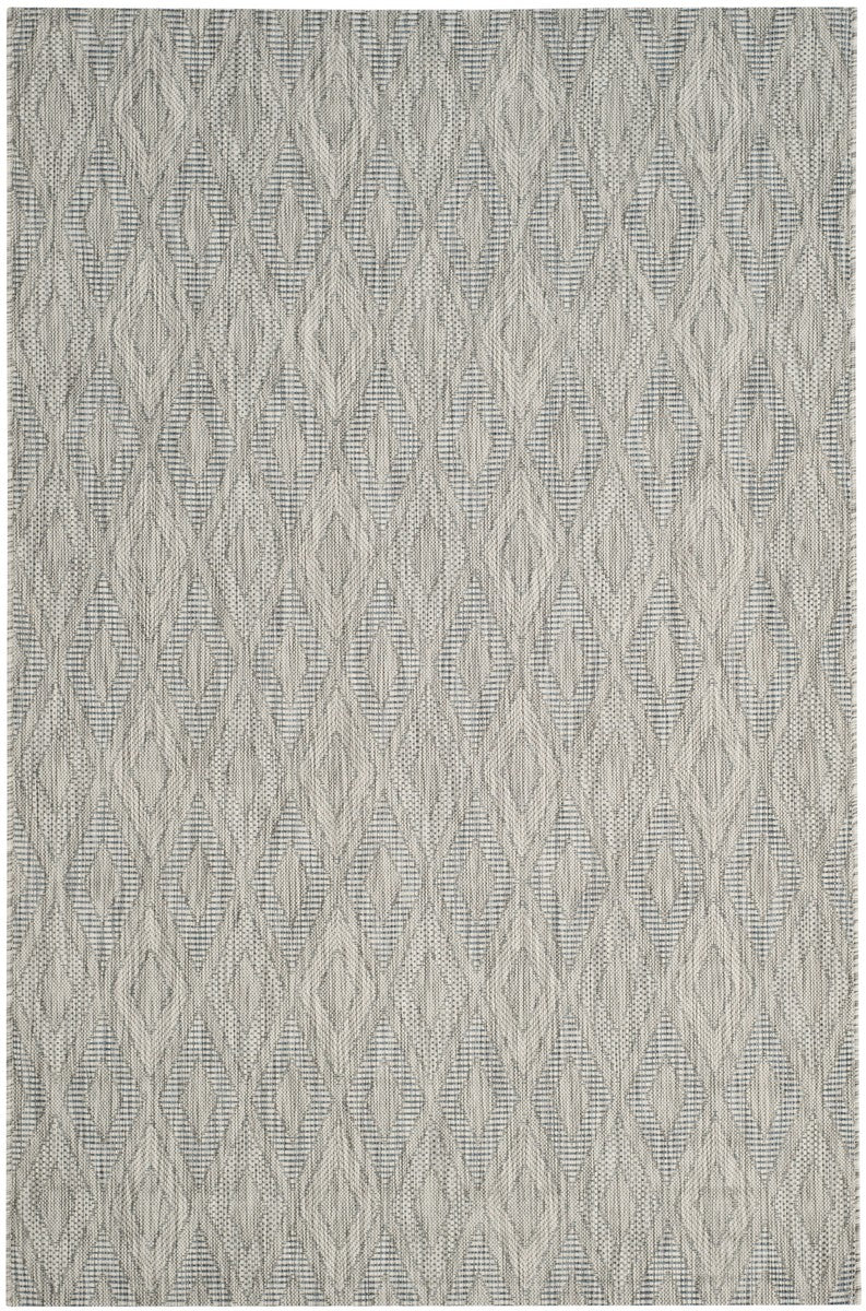 Safavieh Courtyard 8522 Power Loomed Indoor / Outdoor Rug Aqua / Aqua 10' x 14'