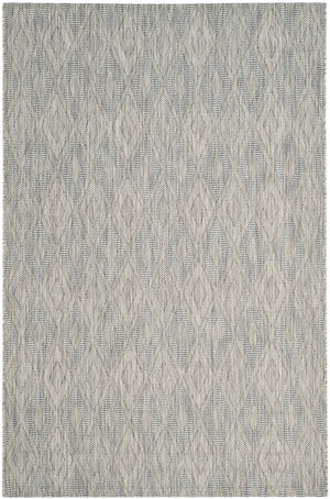 Safavieh Courtyard 8522 Power Loomed Indoor / Outdoor Rug Aqua / Aqua 10' x 14'