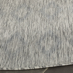 Safavieh Courtyard 8522 Power Loomed Indoor / Outdoor Rug Aqua / Aqua 10' x 14'