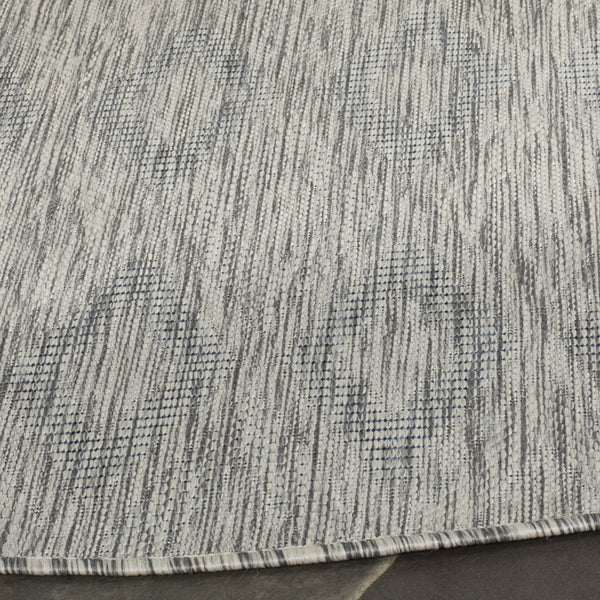 Safavieh Courtyard 8522 Power Loomed Indoor / Outdoor Rug Aqua / Aqua 10' x 14'