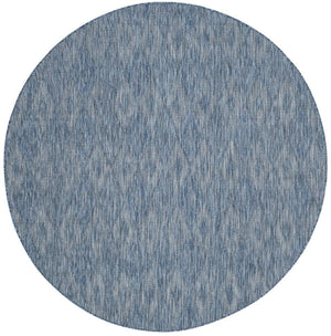 Safavieh Courtyard 8522 Power Loomed Indoor / Outdoor Rug Navy / Navy 10' x 14'