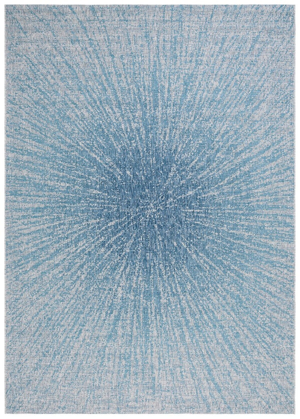 Safavieh Courtyard 8524 Power Loomed 88% Polypropylene, 12% Polyester Indoor / Outdoor Rug Grey / Navy CY8524-36812-6