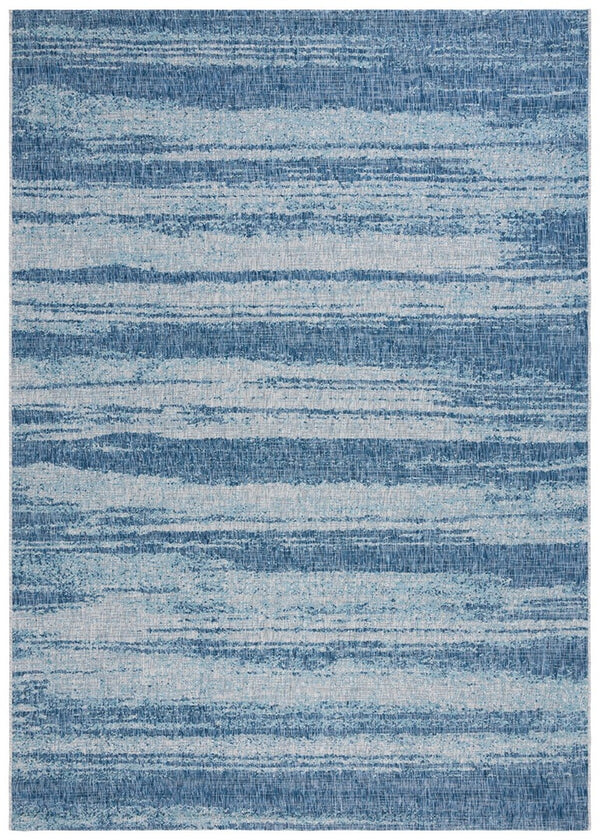 Safavieh Courtyard 8526 Power Loomed 88% Polypropylene, 12% Polyester Indoor / Outdoor Rug Grey / Blue CY8526-36812-8